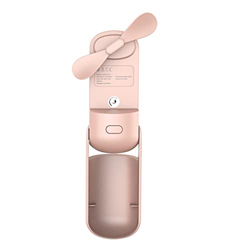 illombo Mini ventilador de pulverización portátil con pilas USB recargable ventilador plegable silencioso con banco de energía para exteriores en oferta