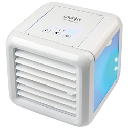 gridinlux |Aire acondicionado Homely TEMP USB Cooler |Luces de Cromoterapia LED | 2 depósitos de agua de 350 ml | Conexión USB | 3 Velocidades en oferta