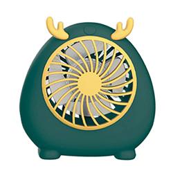 illombo Ventilador de bolsillo USB Ventilador de mano Mini ventilador eléctrico Ventilador portátil de dibujos animados en oferta