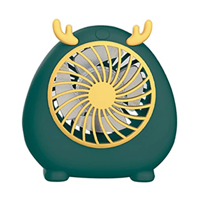 illombo Ventilador de bolsillo USB Ventilador de mano Mini ventilador eléctrico Ventilador portátil de dibujos animados