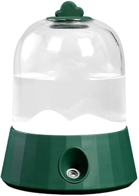 Haiqings Humidificador Pequeño portátil Mudo Aromaterapia Humidificador Verde Humidificador con diseño de Tanque de Agua Transparente wangyiren93