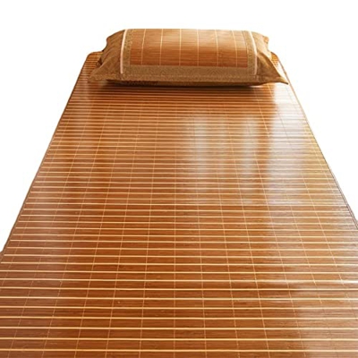 Colchoneta De Bambú para Dormir De Verano, Colchoneta Suave para Aire Acondicionado, Cama De Refrigeración Plegable para Colchón De Dormir Fresco, Uso