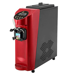 Máquina De Helados Comercial De 16 L/h, Máquina Automática De Helados De Escritorio De 1000 W, Suavidad De Helado Ajustable con Pantalla LED, para Una precio
