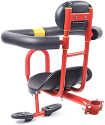 Trasero De Bicicleta para Niños, Asiento Trasero para Bicicleta Extraíble con reposapiés, cojín de reposabrazos y Respaldo para niños de 2 a 8 años características