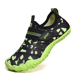 WOWEI Zapatos de Agua Niños Verano Antideslizante Secado Rápido Escarpines de Descalza para Deportes Acuáticos Buceo Playa Natación Snorkel Surfeando, en oferta