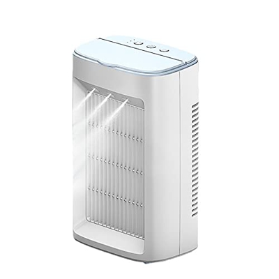 Ventilador de pulverización, Ventiladores de Niebla del Enfriador de Aire, Ventilador de Aire Acondicionado silencioso con 3 velocidades, Ventilador d