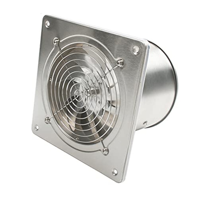 Ventilador de ventilación del hogar Ventilador de escape de escape de 6 pulgadas de alta velocidad Baño de la cocina de la ventana de la pared de la p
