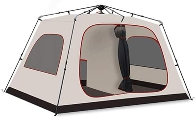 Tienda totalmente automática para 5-8 personas que acampan la tormenta de lluvia protector solar casa al aire libre cubierta de plata fiesta picnic ti