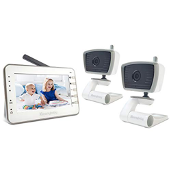 Cámara Bebes Vigilancia, Moonybaby Trust 30-2 Vgiliabebés con Visión Nocturna - Pantalla LCD 4.3", Señal 2.4GHz, Comunicación bidireccional, Nanas, Se características