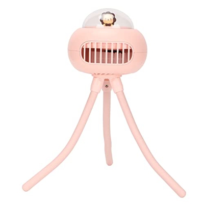 YOKAM Ventilador de Mano Ventilador de 4 velocidades Rueda giratoria de 360 ​​Grados para Cortina de Mesa