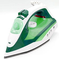 Plancha de Vapor eléctrica 2400W Antiadherente. (Verde) precio