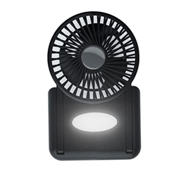 SunaOmni Ventilador eléctrico, Ventilador de Mesa, Ventilador de Escritorio de Ventilador USB Plegable 4000mAh Recargable Ventilador de Cochecito para precio