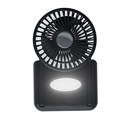 SunaOmni Ventilador eléctrico, Ventilador de Mesa, Ventilador de Escritorio de Ventilador USB Plegable 4000mAh Recargable Ventilador de Cochecito para
