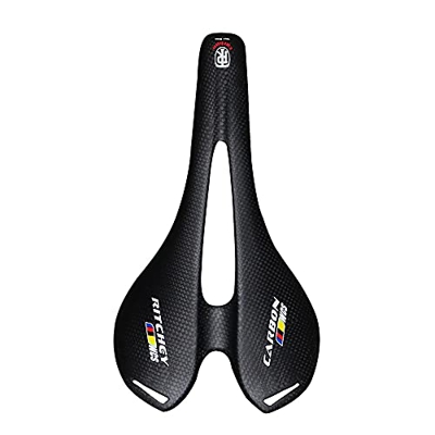 Desconocido Sillin MTB 3K Fiber Fiber Fiber Fiber Saddle Road MTB Bike Carbon Sillle Asiento Cojín de Bicicleta Piezas de Cycling Mate/Brillante Bicic