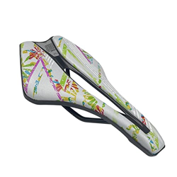 Sillin MTB Asiento de Carreras de Bicicletas MTB Road Bike Ultralight Saddle 230g Diseño ergonómico Hollow Asiento Sillín for la Silla de monada Bicic en oferta