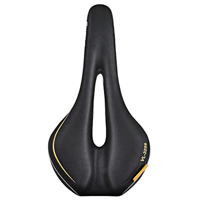 Desconocido Sillin MTB Silla de Silla de Montar de Bicicleta MTB Sada de montaña Ciclismo cómodo Ciclismo Súper Soft Cushion Seat Stestay Parts 319G S