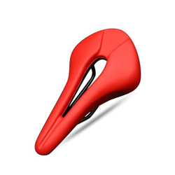 Sillin Mtb Saddle Hollow de bicicleta Mtb Cojín de bicicletas una pieza PU Asiento de cuero suave y cómodo for hombres for mujeres Road Mountain Cycli precio