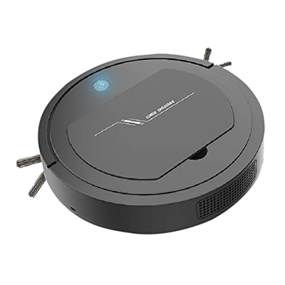 Colcolo Aspirador Robot 3 en 1, Barrido de bajo Ruido, Aspirador eléctrico Multifuncional Recargable por USB para Madera Dura, Pelo de Mascotas, Ofici