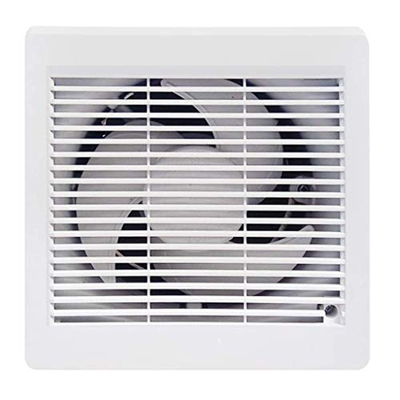 XIAOJUN Extractor de baño, extractor de cocina silencioso de 6 pulgadas, pared de ventana de vidrio para baño/sala de estar/dormitorio