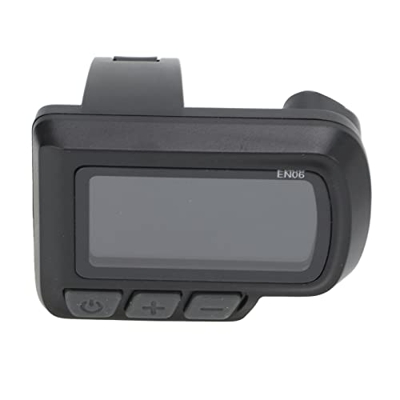 minifinker Pantalla LCD de Bicicleta Eléctrica, Medidor de Pantalla de Bicicleta Práctico Impermeable Resistente Al Desgaste para Scooter