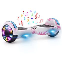 E-RIDES Hoverboard niños 6.5",Patinete Eléctrico Autoequilibrio,Hoverboards Patinete Smartgyro,Altavoces Bluetooth Luces LED Motor 500W,Regalos para N precio