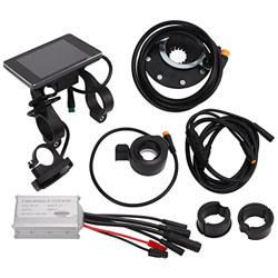 Control de Motor Eléctrico, 15a 36V 48V Kit de Controlador de Motor de Bicicleta Eléctrica con Panel LCD M6 1 a 2 Cable Kit Totalmente Impermeable precio