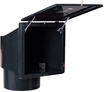 ERGUI Ventilador de Agua de Humo de Aceite Controlador de Ventilador de Ventilador Ventilation de Escape for el Humo de la Cocina de Refuerzo Home Pot