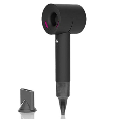 Bnwoinb Negro Funda Protectora de Silicona Suave para Secador de Pelo SupersóNico, Estuche 360 ​​De ProteccióN Completa para Piel de Cubierta de Venti