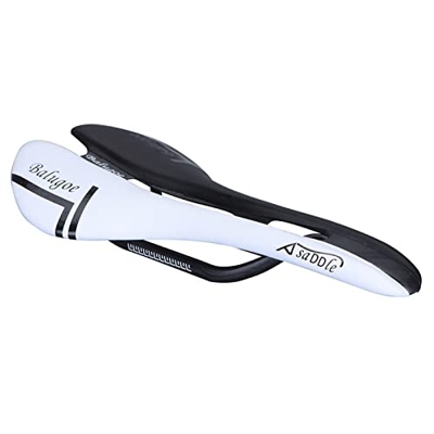 KBBKIC Sillín For Bicicleta Asiento De Bicicleta De Fibra De Carbono Ligero con Cubierta De Cuero For La Carrera De Carretera Saddle Saddle Mountain B