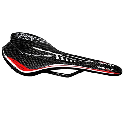 KBBKIC Sillín De Ciclismo para Bicicleta, Asiento De Bicicleta De Montaña De Fibra De Carbono Completo, Asiento Ergonómico para Bicicleta De Carretera