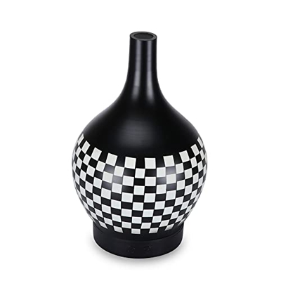 FUNNYBSG Humidificador, difusor de Aceite Esencial de Vidrio Humidificador de Aroma de 100 ml Difusor de Aroma de Vidrio Cambio de 7 Colores Apagado a