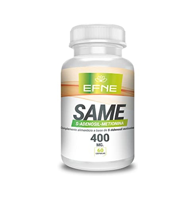 EFNE | SAME 400mg | S-Adenosil Metionina | Alta Dosis | 60 Cápsulas veganas | Reparación celular + Mejora del Estado de Ánimo + Reduce Dolor Crónico |