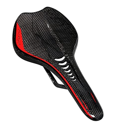Silla De Silla De Bicicleta De Fibra De Carbono, Sillas De Carreras De Bicicleta Livianas, Silla De Monta De Montaña Profesional For Bicicletas, BMX, 