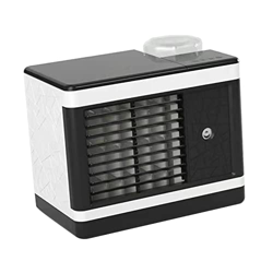 F Fityle Refrigerador Portátil Aire Acondicionado Evaporativo Super Chill Ventilador de Refrigeración, Blanco en oferta