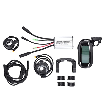 Kit de Conversión de Bicicleta Eléctrica, Pantalla 15a LCD6 Kit de Conversión de Bicicleta Eléctrica a Prueba de Agua para Bicicleta de Carretera de M