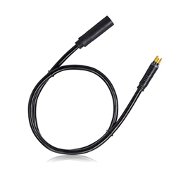 lerwliop Cable de Motor de bicicleta eléctrica, resistente al agua, hembra a macho, conector de extensión de bicicleta eléctrica modificado, reparació características
