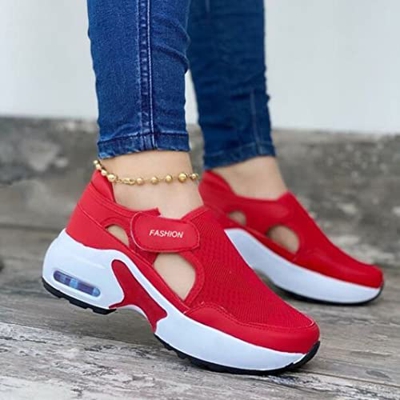 Haowen Zapatos de Malla Transpirables y cómodos, Zapatos para Correr para Mujer, cojín de Aire para Caminar, cojín de Aire Ligero para Respirar