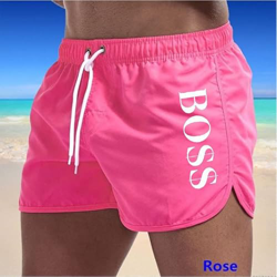 EOBPSJ Pantalones Cortos de baño para Hombre, Traje de baño Colorido de Verano, Pantalones Cortos de Playa 2022 Multicolor (Rosa,M) precio