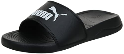 PUMA Popcat 20, Chanclas, Unisex adulto, Negro (Puma Black/Puma White), 38 EU