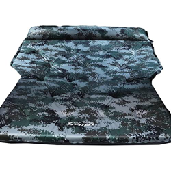 Cama inflable, cama inflable de agua con bomba incorporada, kit de reparación de tamaño completo doble para acampar, cabecero de 500 lb, batería y gar características