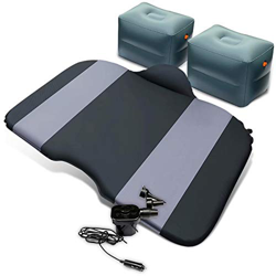 FMOPQ Inflatable Bed, Water Inflatable Bed with Built-in Pump Dual Full Size Repair Kit for Camping 500 LB Headboard Battery and Warranty Powered Rech características