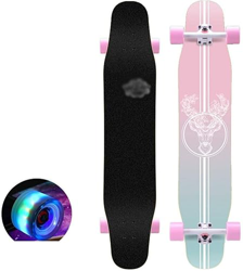 Xinduolei -Skateboard Deck Adultos for niños Skateboard Maple Longboard Teen Brush Street Dance Tablero Adecuado for Principiantes y Profesionales (Co en oferta