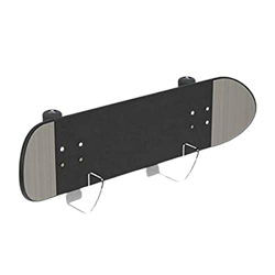 Soporte para monopatín de 2 piezas - Soporte de acrílico transparente para montaje en pared para snowboard - Soportes de visualización para guardar la en oferta