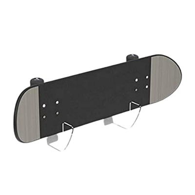 Soporte para monopatín de 2 piezas - Soporte de acrílico transparente para montaje en pared para snowboard - Soportes de visualización para guardar la