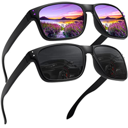 LEDING&BEST Gafas de sol Polarizadas Para Hombre Mujer/Gafas casuales Golf pesca Deportes al aire libre con protección UV marco TR90 Gafas de sol en oferta