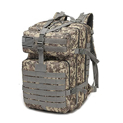 HYCOPROT Mochila Táctica Militar 40L Hombres Mujeres Mochila Gran Ejército Senderismo Mochila Molle Assault Pack para Senderismo Caza Camping Escalada características