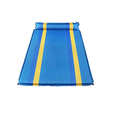FMOPQ Colchonetas para Acampar Cojín Inflable A Prueba de Humedad Senderismo al Aire Libre Tienda de Picnic Cojín a Cuadros Descanso en el hogar Saco 
