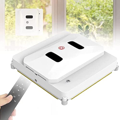 Saturey Limpiador de vidrios Inteligente automático, Robot Limpiador de Ventanas por adsorción al vacío, Robot Limpiador de vidrios a Gran altitud, Li