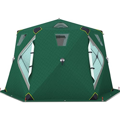 n/a Casa De Pesca Con Hielo Hexagonal Calor De Pesca De Invierno Con Engrosamiento De Algodón Invierno Calefacción De Pesca Al Aire Libre Tienda De Al