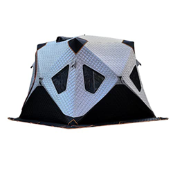 n/a Outdoor Winter Pesca Tienda de algodón engrosado invierno pesca calidez Camping frío y a prueba de viento Aislamiento Pesca de hielo Casa (Color : en oferta